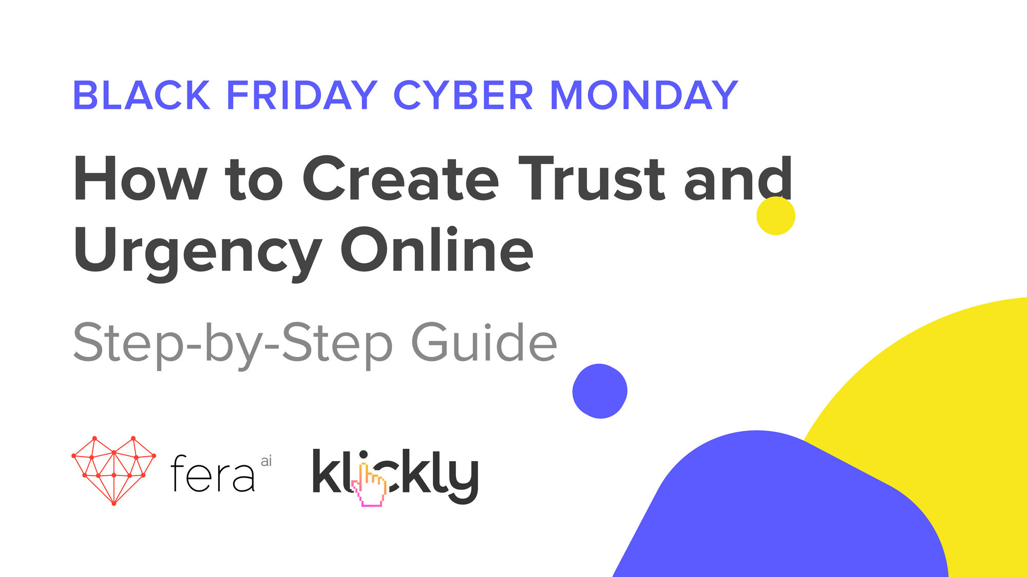 BFCM: HOW TO CREATE TRUST AND URGENCY ONLINE